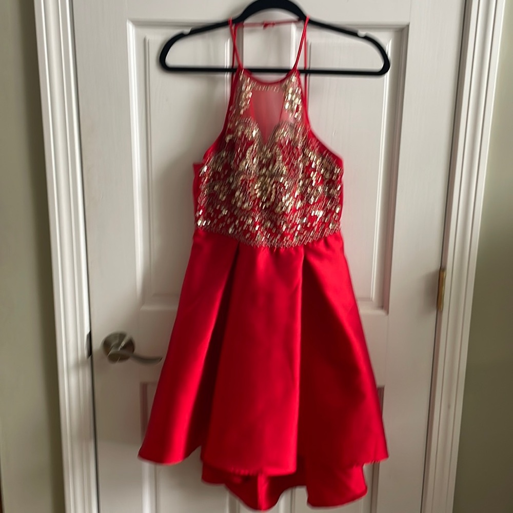 Adorable prom dress red